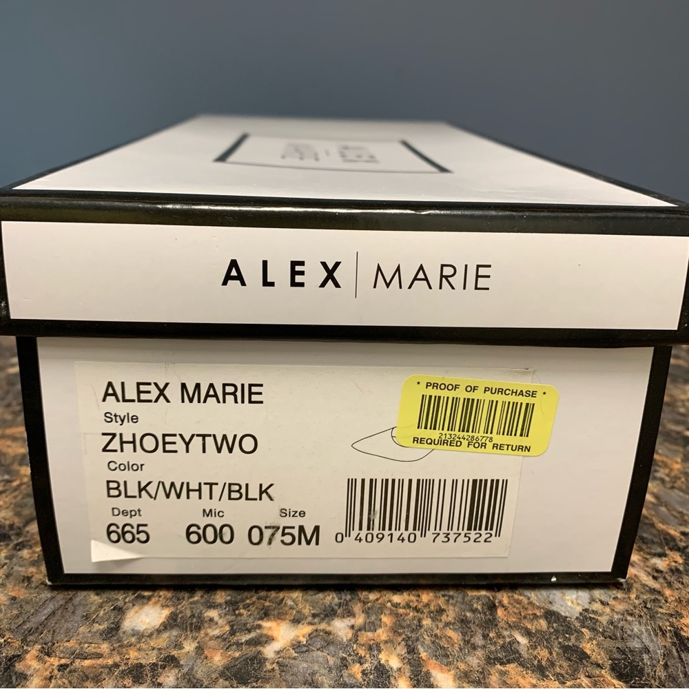 COPY - NIB Alex Marie Zooey Two Houndstooth Pumps Heels 7.5M - Picture 2 of 4